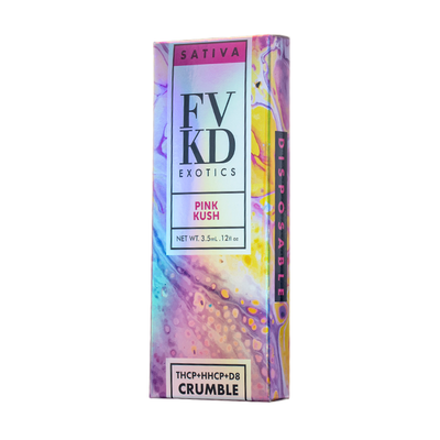 Pink Kush - FVKD Exotics Crumble Disposable 3.5G - FVKD - DC LLC