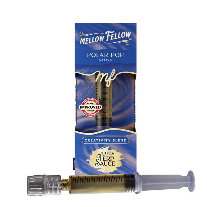 Polar Pop - Mellow Fellow THCA Terp Sauce Syringe 2G - Mellow Fellow - DC LLC