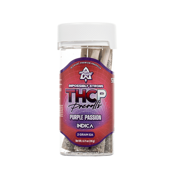 Purple Passion - Astro Eight Impossibly Strong THCP Pre - Rolls 20G - Astro Eight - DC LLC