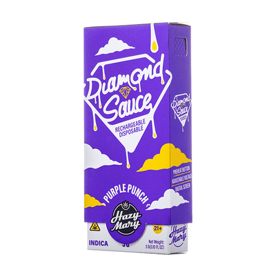 Purple Punch - Hazy Mary Diamond Sauce Disposable 3G - Hazy Mary - DC LLC