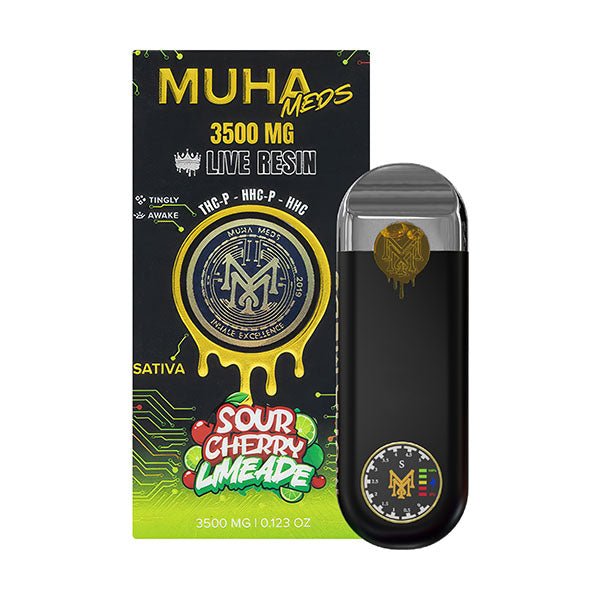 Sour Cherry Limeade - Muha Meds Gen 3 Live Resin Disposable 3.5G - Muha Meds - DC LLC