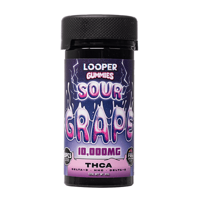 Sour Grape - Looper THCA Gummies 10000MG - Looper - DC LLC