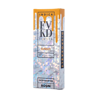 Sunset - FVKD Exotics THCP Rosin Disposable 3.5G - FVKD - DC LLC