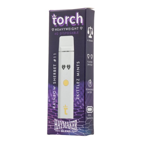 Rainbow Sherbet & Zkittlez Mints - Torch Heavyweight Haymaker Disposable 4G -Torch