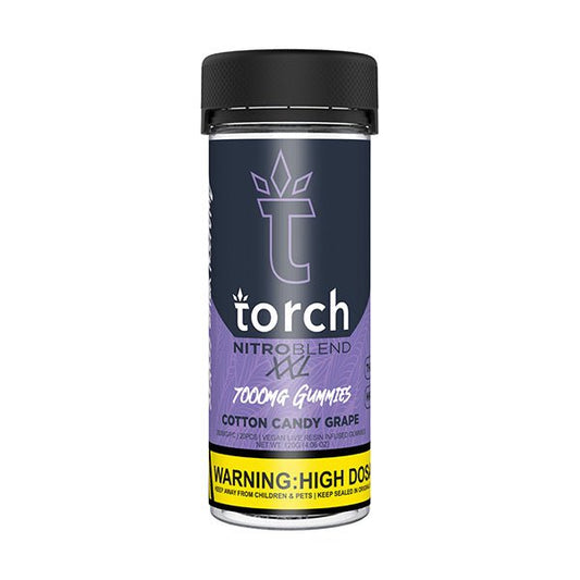 Cotton Candy Grap - Torch Nitro Blend XXL Gummies 7000MG -Torch