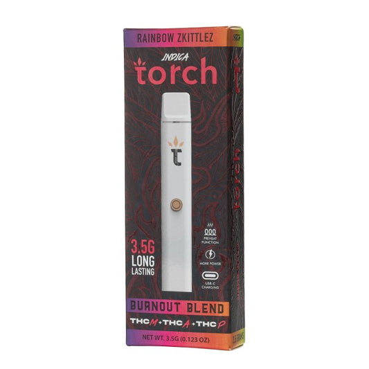 Rainbow Zkittlez - Torch Burnout Blend Disposable 3.5G -Torch