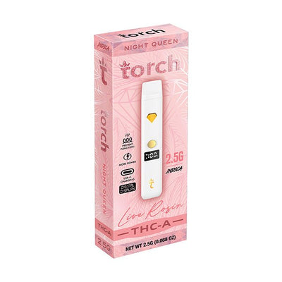 Night Queen - Torch THC-A Live Rosin Disposable Vape 2.5G -Torch