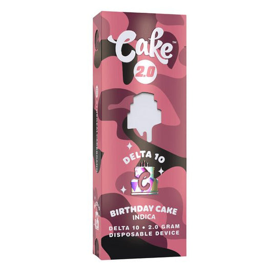Birthday Cake - CAKE Delta 10 Disposable Vape 2G -Cake