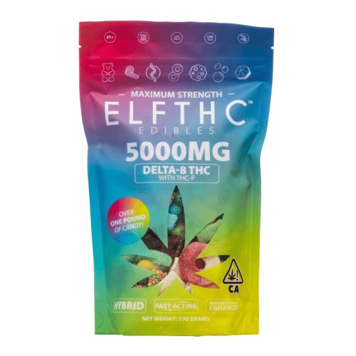 ELF THC Party Pack Gummies 5000MG - Delta-8 THC with THC-P