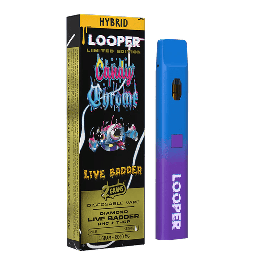 Candy Chrome - Looper Live Badder Disposable -Looper