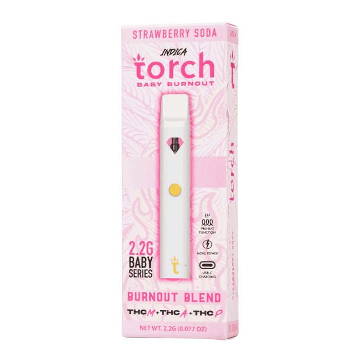 Strawberry Soda - Torch Baby Burnout Blend Disposable Vape 2.2G -Torch