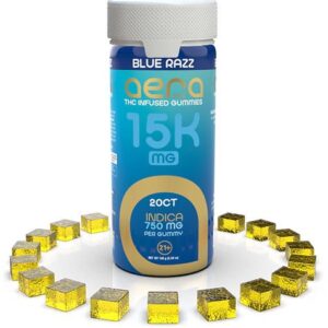 Blue Razz - Aera THC Gummies 15000mg - Aera THC - DC LLC