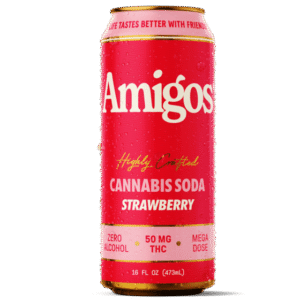 Strawberry - Amigos Cannabis THC Drink 50mg - Amigos - DC LLC