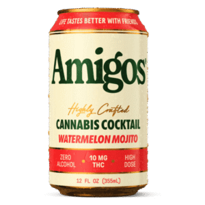 Watermelon Mojito - Amigos Cannabis THC Drink 10mg - Amigos - DC LLC