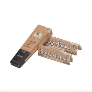 Blazy Suzan Rolling PAper Bundle 6 Pre Rolled Cones King Size Slim PApers 1 1/4 Size PApers