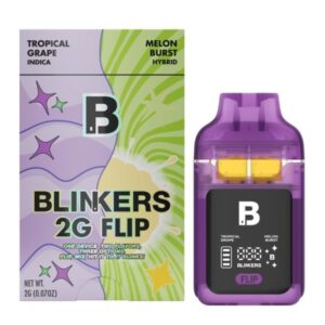 Tropical Grape & Melon Burst - Blinkers Flip Disposable 2G - Blinkers - DC LLC