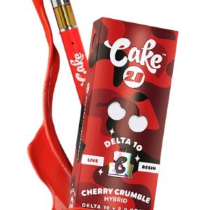 Cherry Crumble - Cake Delta 10 Live Resin Disposable Vape 2G - Cake - DC LLC