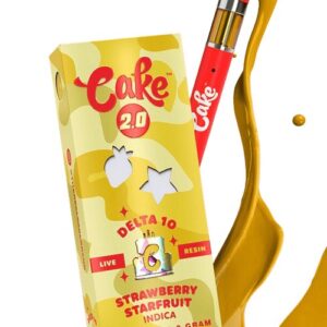 Strawberry Starfruit - Cake Delta 10 Live Resin Disposable Vape 2G - Cake - DC LLC