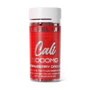 Strawberry Daiquiri - Cali Extrax Level Up Gummies 5000MG - Cali Extrax - DC LLC