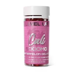 Watermelon Gelato - Cali Extrax Level Up Gummies 5000MG - Cali Extrax - DC LLC