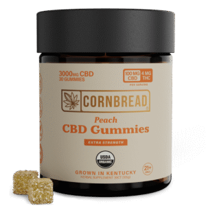 Peach - Cornbread Hemp CBD 3000MG Gummies - Cornbread - DC LLC