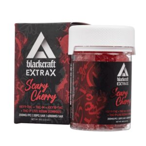 Scary Cherry - Delta Extrax Blackcraft Gummies 4000MG - Delta Extrax - DC LLC