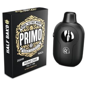 Pound Cake - Half Bak'd Primo Disposable 2G - Half Bak'd - DC LLC