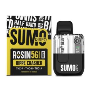 Hippie Crasher - Half Bak'd Sumo Disposable 5G - Half Bak'd - DC LLC
