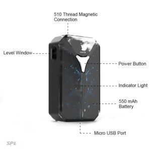 Hato Portable Vape Pen Battery with C2 Coil - Hato - DC LLC