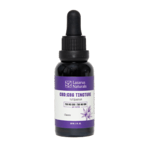 Organic CBD + CBG Tincture 25MG (30mL) - Lazarus Naturals - Lazarus Naturals - DC LLC