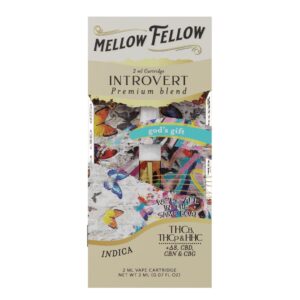 God's Gift - Mellow Fellow Introvert Premium Cart 2mL - Mellow Fellow - DC LLC