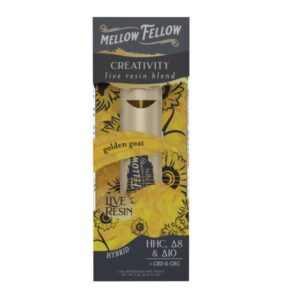 Golden Goat - Mellow Fellow Creativity Live Resin Disposable 2 mL - Mellow Fellow - DC LLC