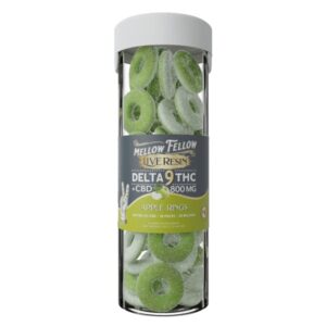 Apple - Mellow Fellow Delta - 9 Gummy Rings 800MG - Mellow Fellow - DC LLC