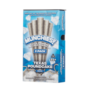 Texas Poundcake - Munchies THCA Diamond Pre Rolls 5G - Munchies - DC LLC