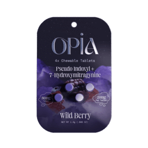 Wild Berry - Opia Pseudo + 7-Hydroxy Chewable Tablets Box