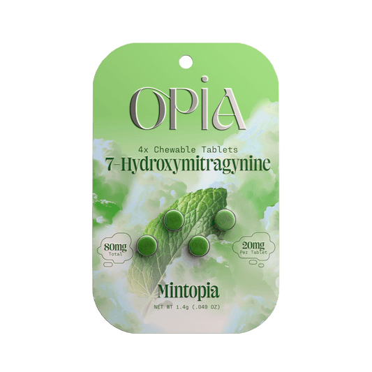 Mintopia - Opia 7-Hydroxy Chewable Tablets Box