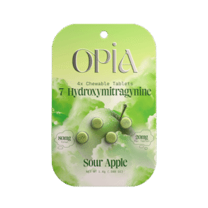 Sour Apple - Opia 7-Hydroxy Chewable Tablets Box