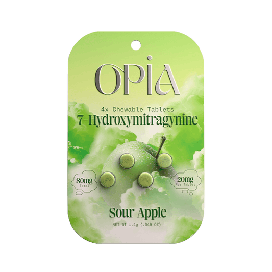 Sour Apple - Opia 7-Hydroxy Chewable Tablets Box