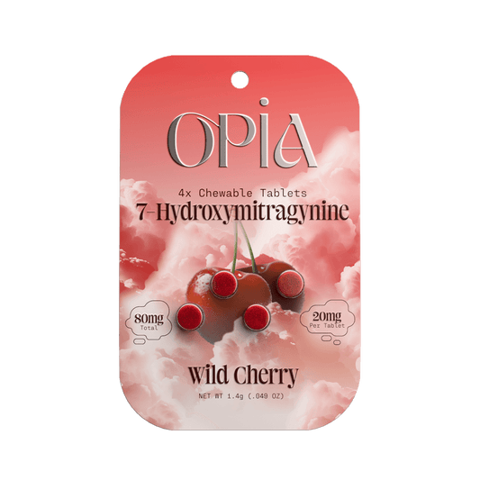 Wild Cherry - Opia 7-Hydroxy Chewable Tablets Box