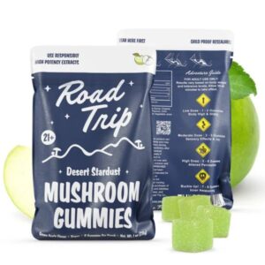 Green Apple - Road Trip Desert Stardust Mushroom Gummies - Road Trip - DC LLC