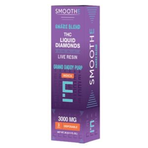 Grandaddy Purp - Smoothe Smaze THC Diamonds Disposable 3G - Smoothe - DC LLC