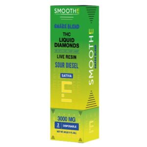 Sour Apple - Smoothe Smaze THC Diamonds Disposable 3G - Smoothe - DC LLC