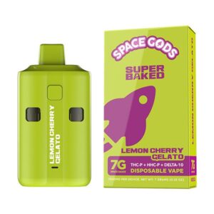 Lemon Cherry Gelato - Space Gods Super Baked Disposable 7G - Space Gods - DC LLC