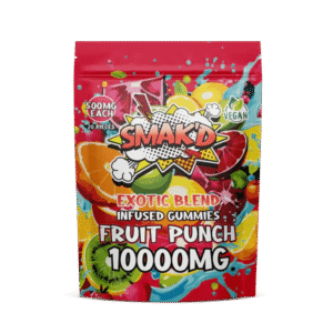 Fruit Punch - Smak'd Exotix Delta 8 THC Gummies - Smak'd - DC LLC