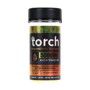 Strawnana - Torch Diamond Drops Blend Gummies 5000MG - Torch - DC LLC