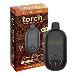 OG Chemdawg - Torch Pebble Live Resin 6G - Torch - DC LLC