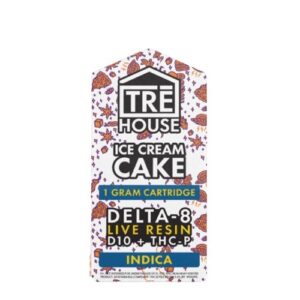Ice Cream Cake - TRE House Delta - 8 Live Resin Cartridge 1G - TRE House - DC LLC
