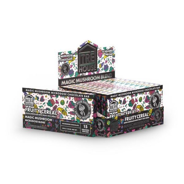 Fruity Cereal - Tre House Magic Mushroom Chocolate Bar - TRE House - DC LLC