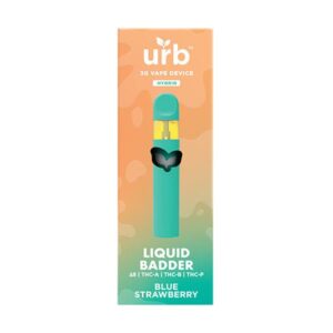 Blue Strawberry - Urb Liquid Badder Disposable 3G - Urb - DC LLC