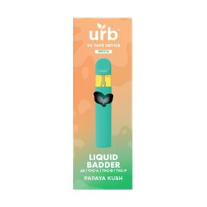 Papaya Kush - Urb Liquid Badder Disposable 3G - Urb - DC LLC
